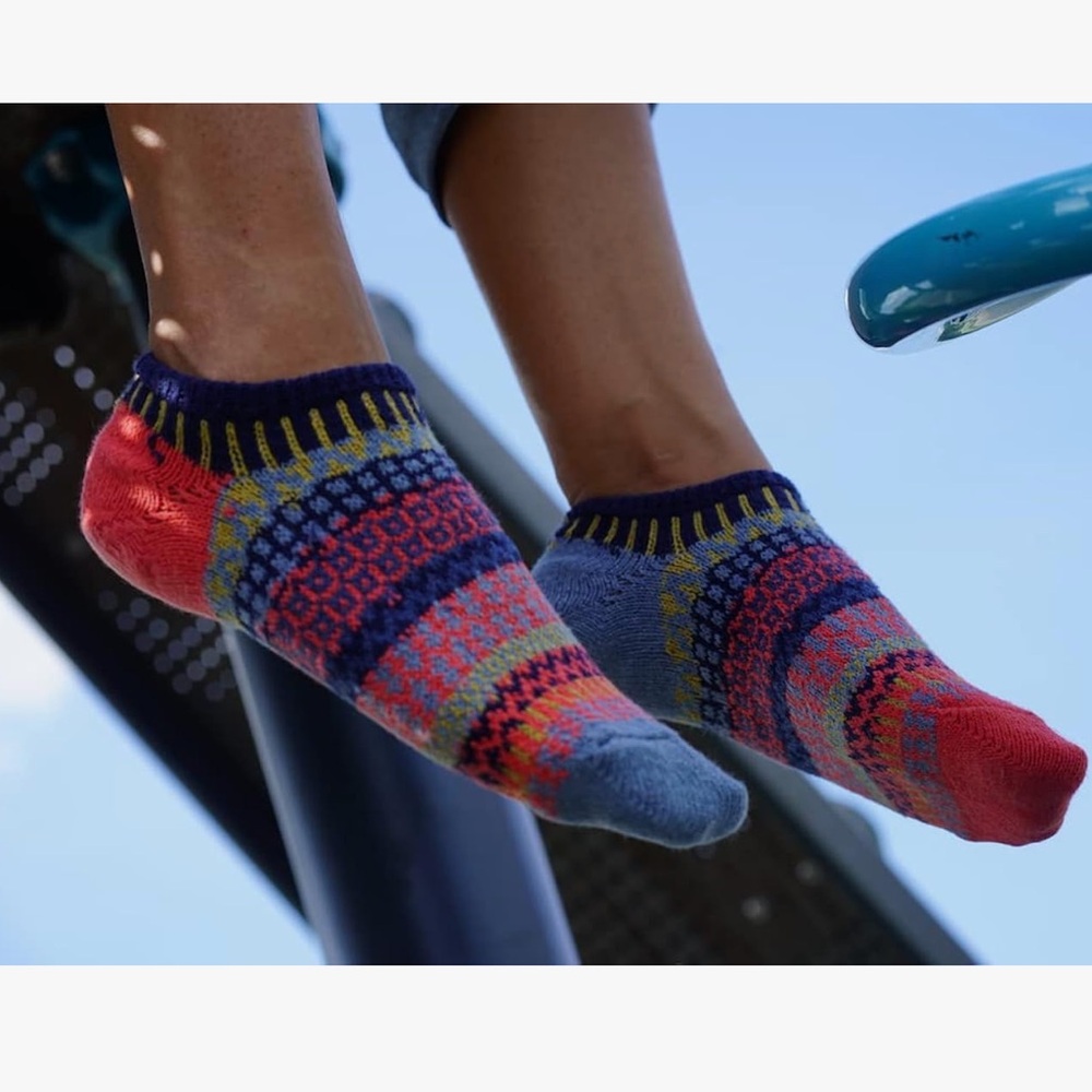 Free People 🌟Solmate Socks Mismatched  - Masala Ankle Socks